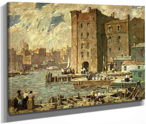 Wharves By Robert Spencer