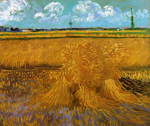 Wheat Field With Sheaves By Jose Maria Velasco