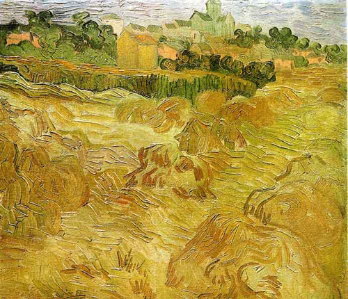 Wheat Fields With Auvers In The Background By Jose Maria Velasco