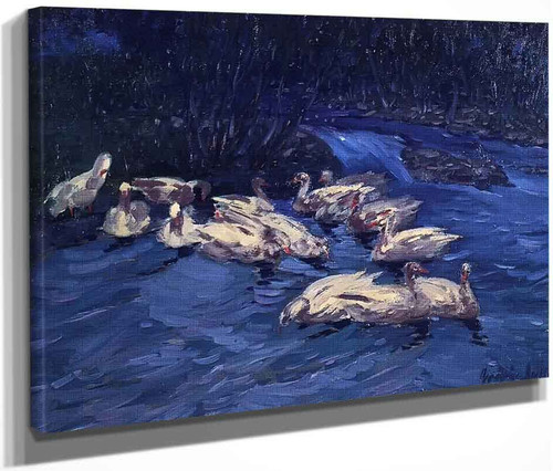 Wild Geese By George Benjamin Luks