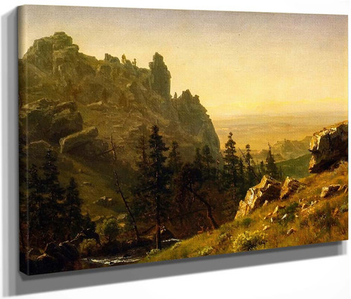 Wind River Country By Albert Bierstadt By Albert Bierstadt