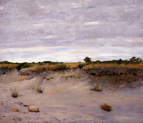Wind Swept Sands, Shinnecock, Long Island By William Merritt Chase By William Merritt Chase