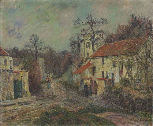 Winter In Chaponival By Gustave Loiseau By Gustave Loiseau