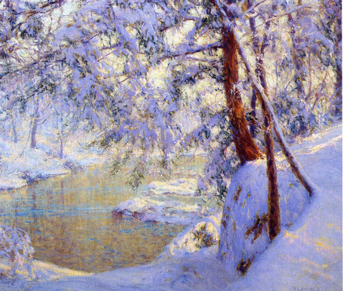 Winter Light And Shadows By Walter Launt Palmer