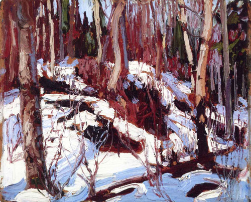 Winter Thaw In The Woods By Tom Thomson