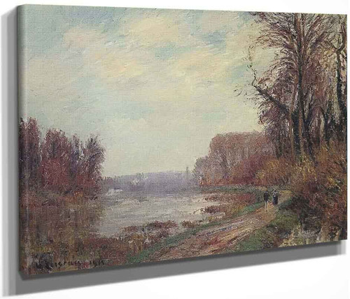 Woods By The Oise River By Gustave Loiseau By Gustave Loiseau