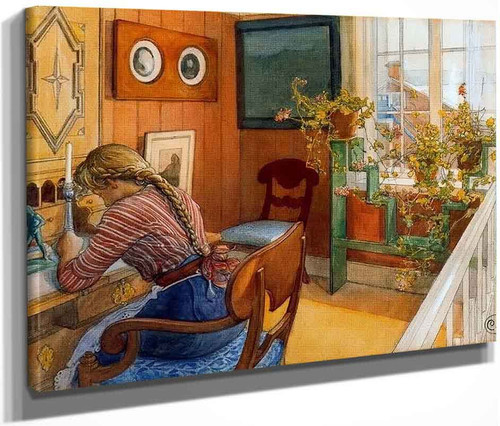 Writing Letters By Carl Larsson