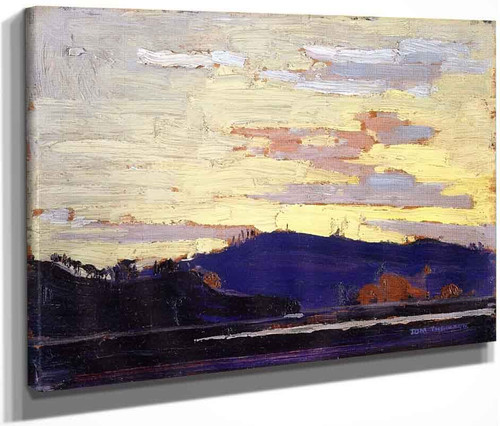 Yellow Sunset By Tom Thomson(Canadian, 1877 1917)