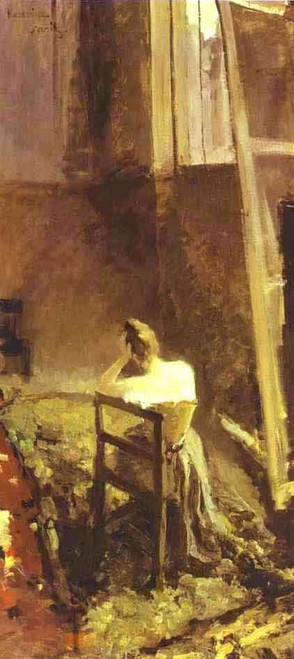 An Artist's Studio By Constantin Alexeevich Korovin
