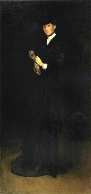 Arrangement In Black, No.  Portrait Of Mrs. Cassatt By James Abbott Mcneill Whistler American