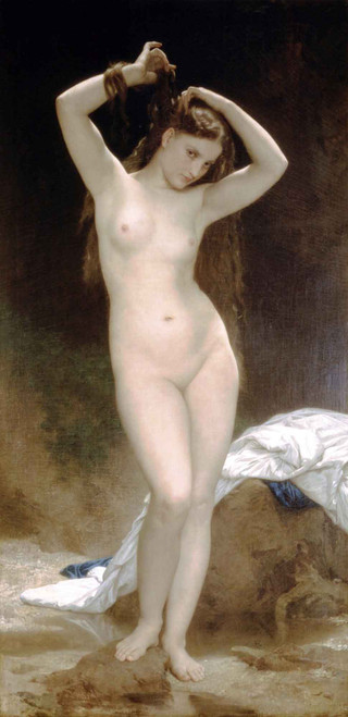 Bathing Girl By William Bouguereau