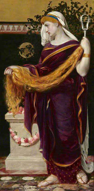 Berenice, Queen Of Egypt By Anthony Frederick Sandys