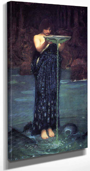 油絵 John William Waterhouse_Circe Invidiosa ma2603-