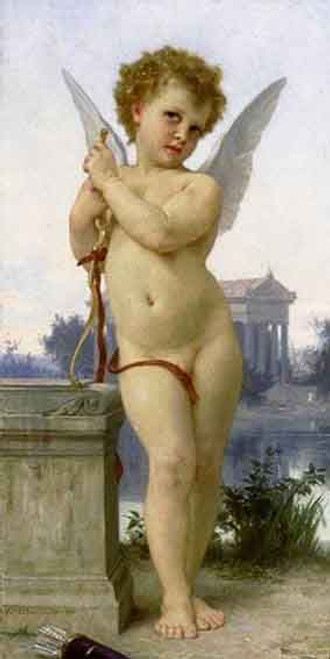 Cupid At Rest By William Bouguereau