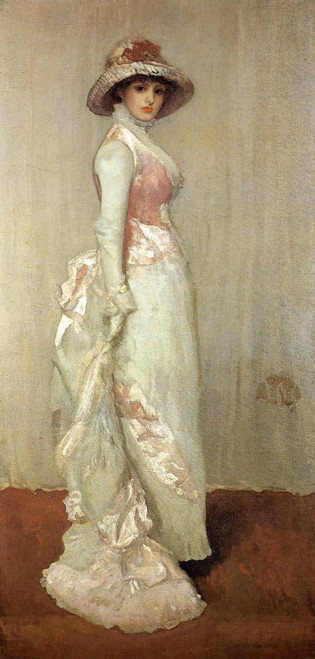 Harmony In Pink And Grey Valerie, Lady Meux By James Abbott Mcneill Whistler American