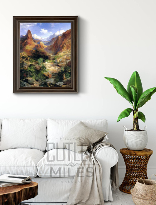 Bright Angel Trail By Thomas Moran