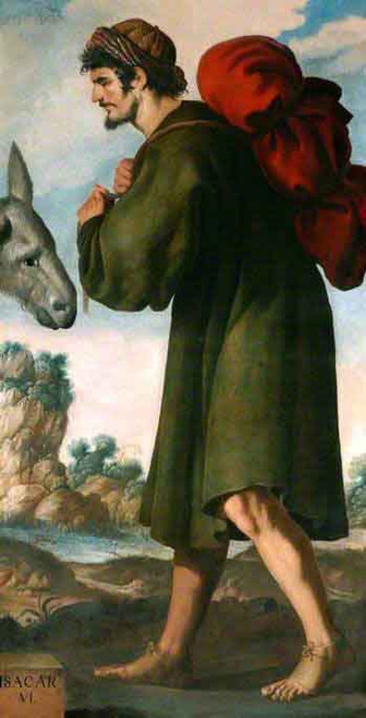 Issachar Vii By Francisco De Zurbaran