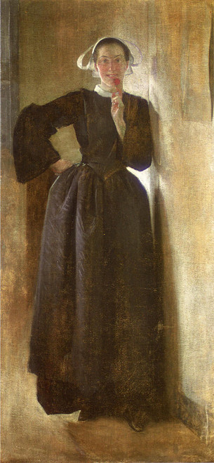 Josephine, The Breton Maid By John White Alexander By John White Alexander