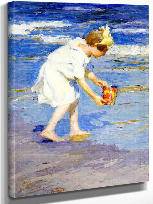 Brighton Beach By Edward Potthast