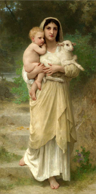 Lambs By William Bouguereau