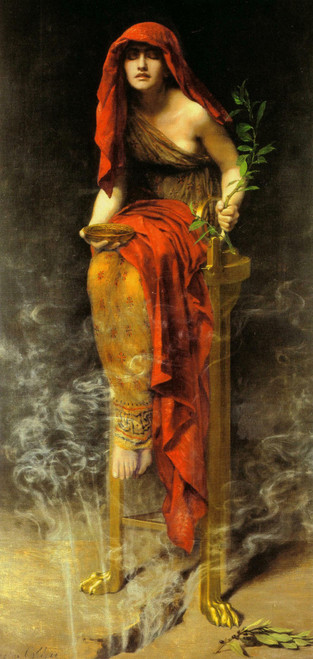 Priestess Of Delphi  By John Maler Collier