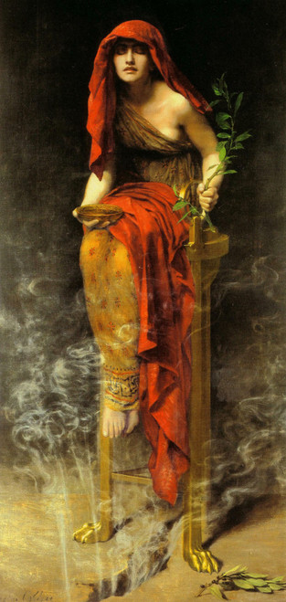 Priestess Of Delphi  By John Maler Collier