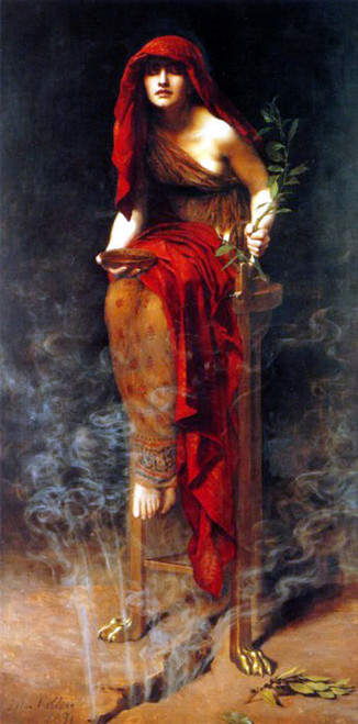 Priestess Of Delphi By John Maler Collier