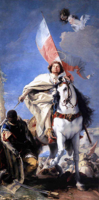 St James The Greater Conquering The Moors By Giovanni Battista Tiepolo