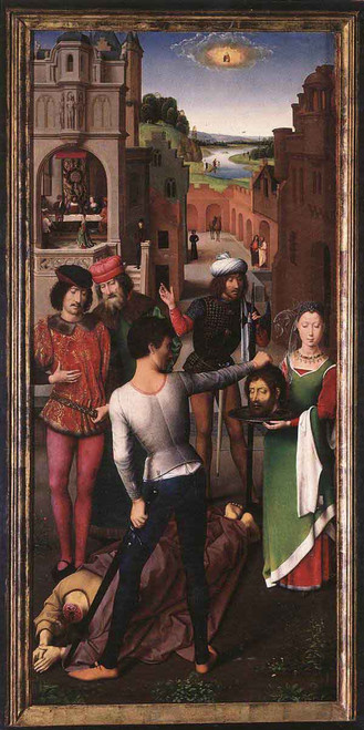 St John Altarpiece [Left Wing] By Hans Memling