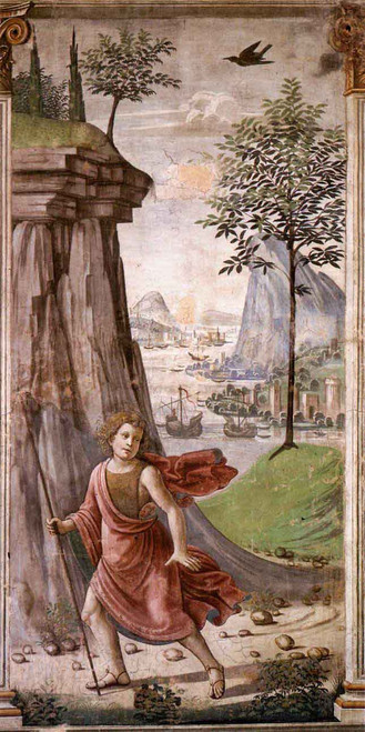 St John The Baptist In The Desert By Domenico Ghirlandaio