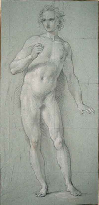 Study Of A Standing Man By Charles Antoine Coypel Iv By Charles Antoine Coypel Iv
