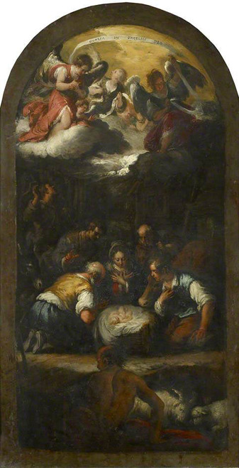 The Adoration Of The Shepherds By Bernardo Strozzi