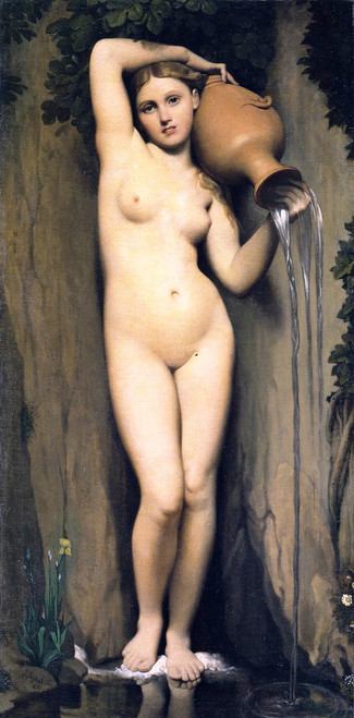 The Source By Jean Auguste Dominique Ingres  By Jean Auguste Dominique Ingres