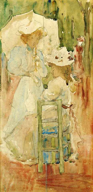 Two Women In A Park By Maurice Prendergast