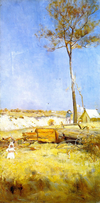 Under A Southern Sun By Charles Conder By Charles Conder