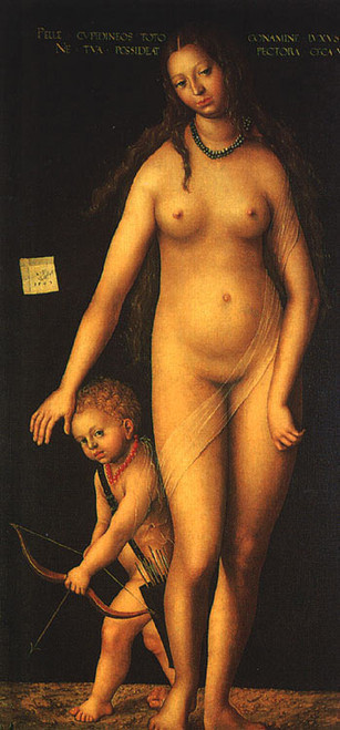 Venus And Cupid By Lucas Cranach The Elder By Lucas Cranach The Elder