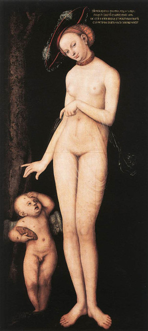 Venus And Cupid By Lucas Cranach The Elder By Lucas Cranach The Elder