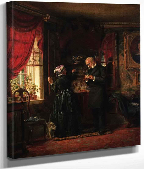 A Lover Of Old China By Edward Lamson Henry By Edward Lamson Henry