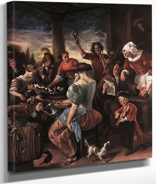 A Merry Party By Jan Steen