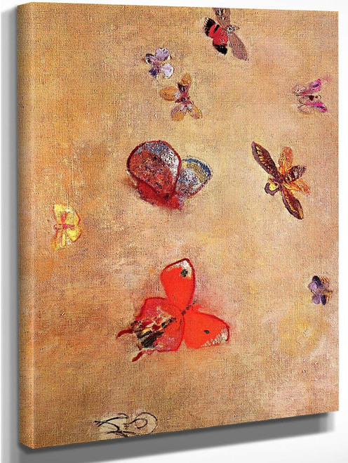 Butterflies1 By Odilon Redon