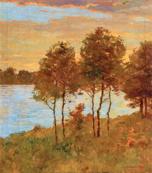 An Enchanted Sunset By Charles Warren Eaton An Enchanted Sunset By Charles Warren Eaton