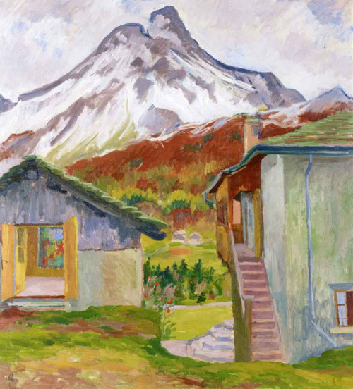 Autumn Landscape, Margna By Giovanni Giacometti By Giovanni Giacometti