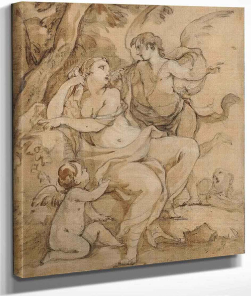 Calypso Listening To The Advice Of Cupid By Charles Joseph Natoire By Charles Joseph Natoire