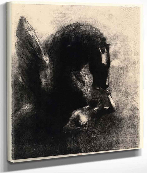 Captive Pegasus By Odilon Redon By Odilon Redon