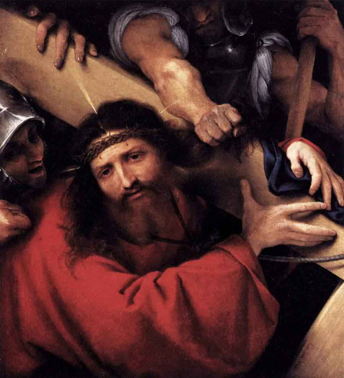 Christ Carrying The Cross By Lorenzo Lotto