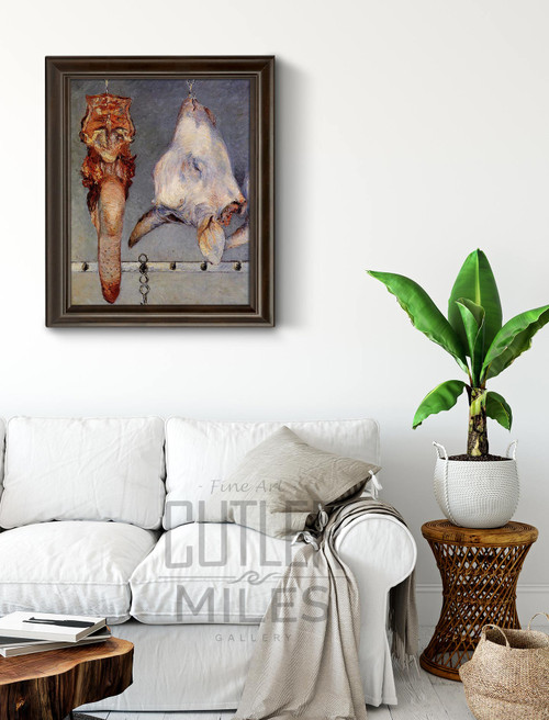 Calf's Head And Ox Tongue By Gustave Caillebotte Art Reproduction