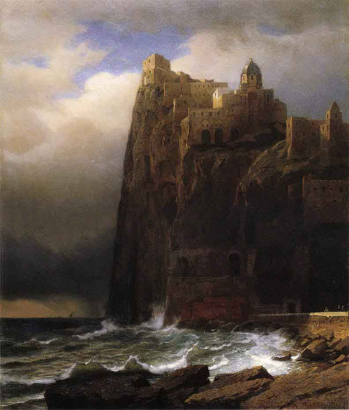 Coastal Cliffs By William Stanley Haseltine