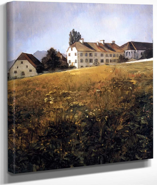 Convent Meadow At Chiiemsee By Wilhelm Trübnergerman,