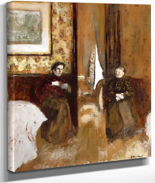 Conversation By Edouard Vuillard