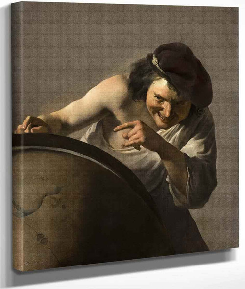 Democritus The 'Laughing Philosopher' By Paulus Moreelse